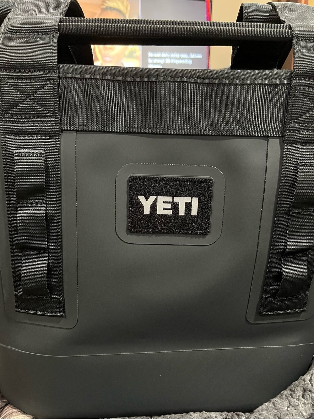 Yeti Camino Black Carryall 20 Duffel Bag with White Logo